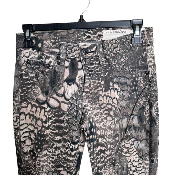 Rag & Bone Jean Legging Size 26 Feather pattern - Picture 2 of 9
